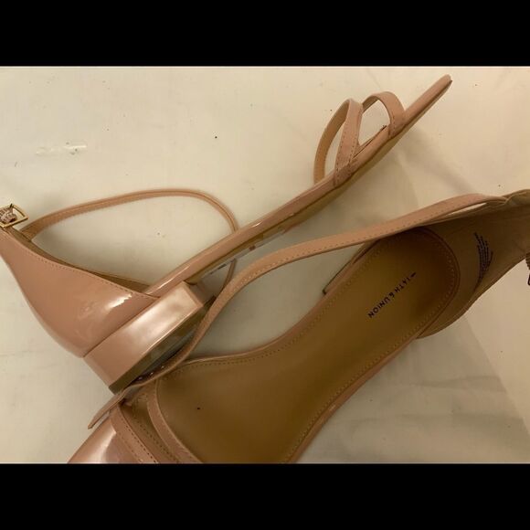 14th & UNION Jemma Faux Patent Leather Sandals Sz 9 - Picture 9 of 10